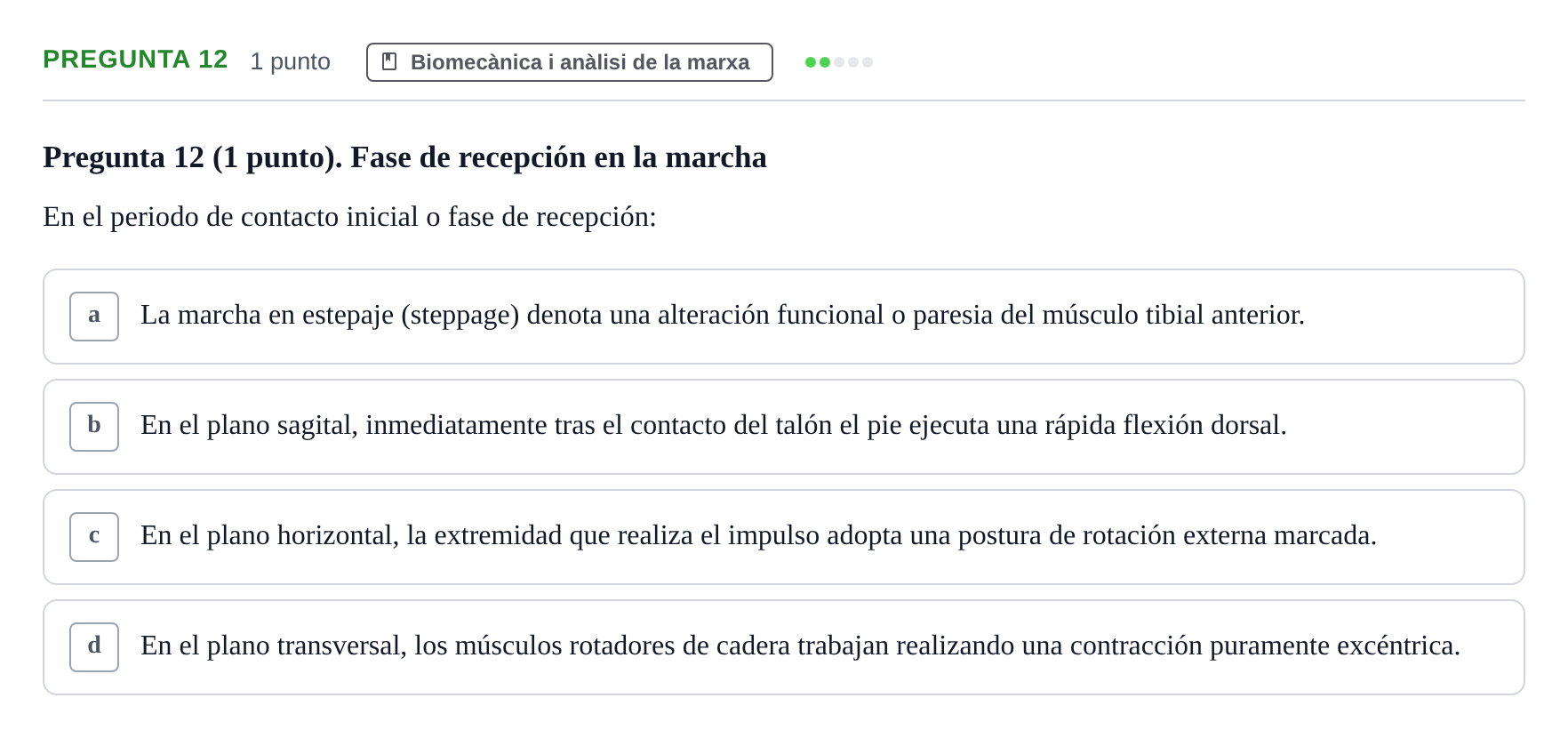 Enunciado: Pregunta 12 · Física Aplicada UAB 2025
