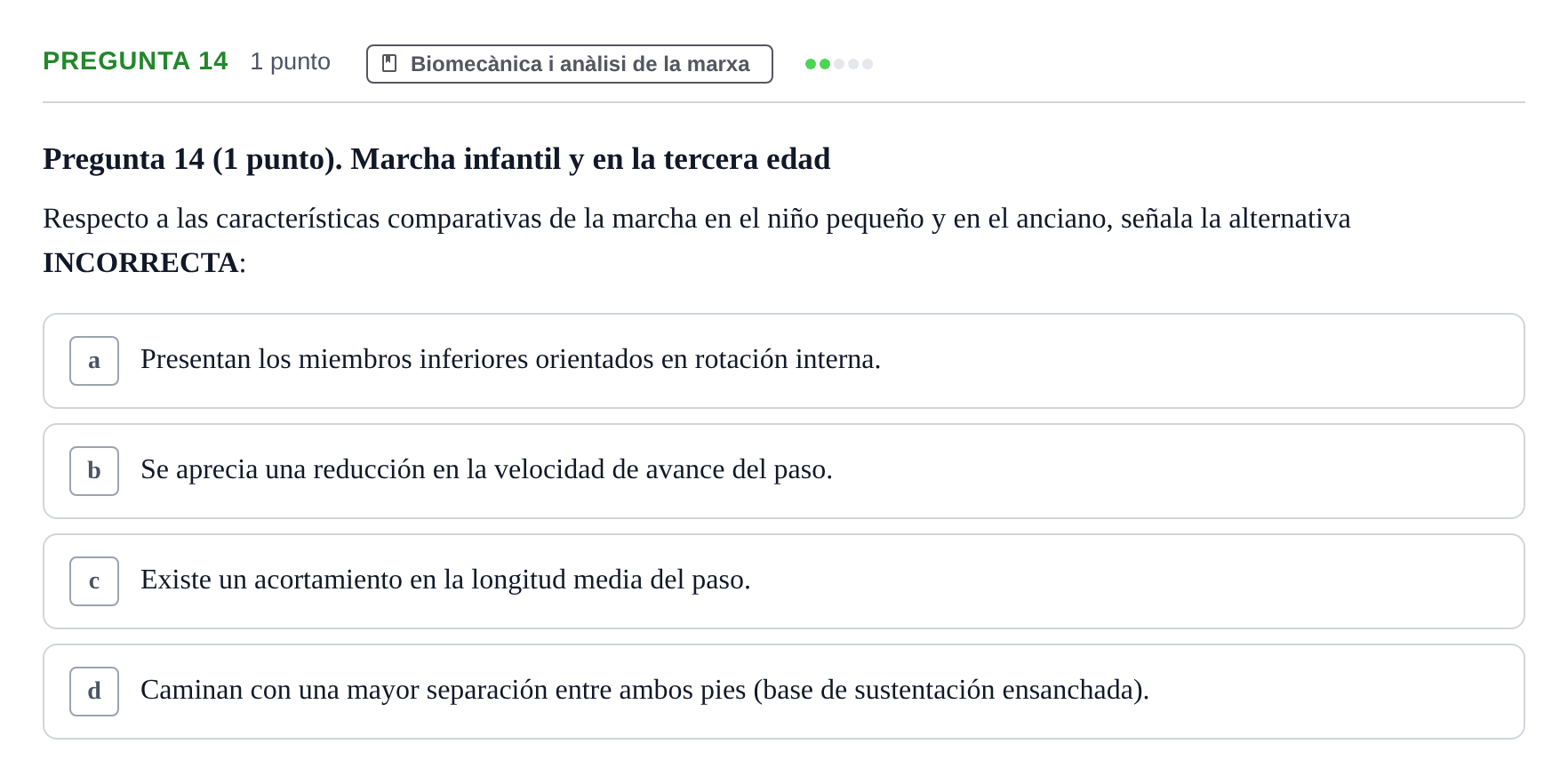 Enunciado: Pregunta 14 · Física Aplicada UAB 2025