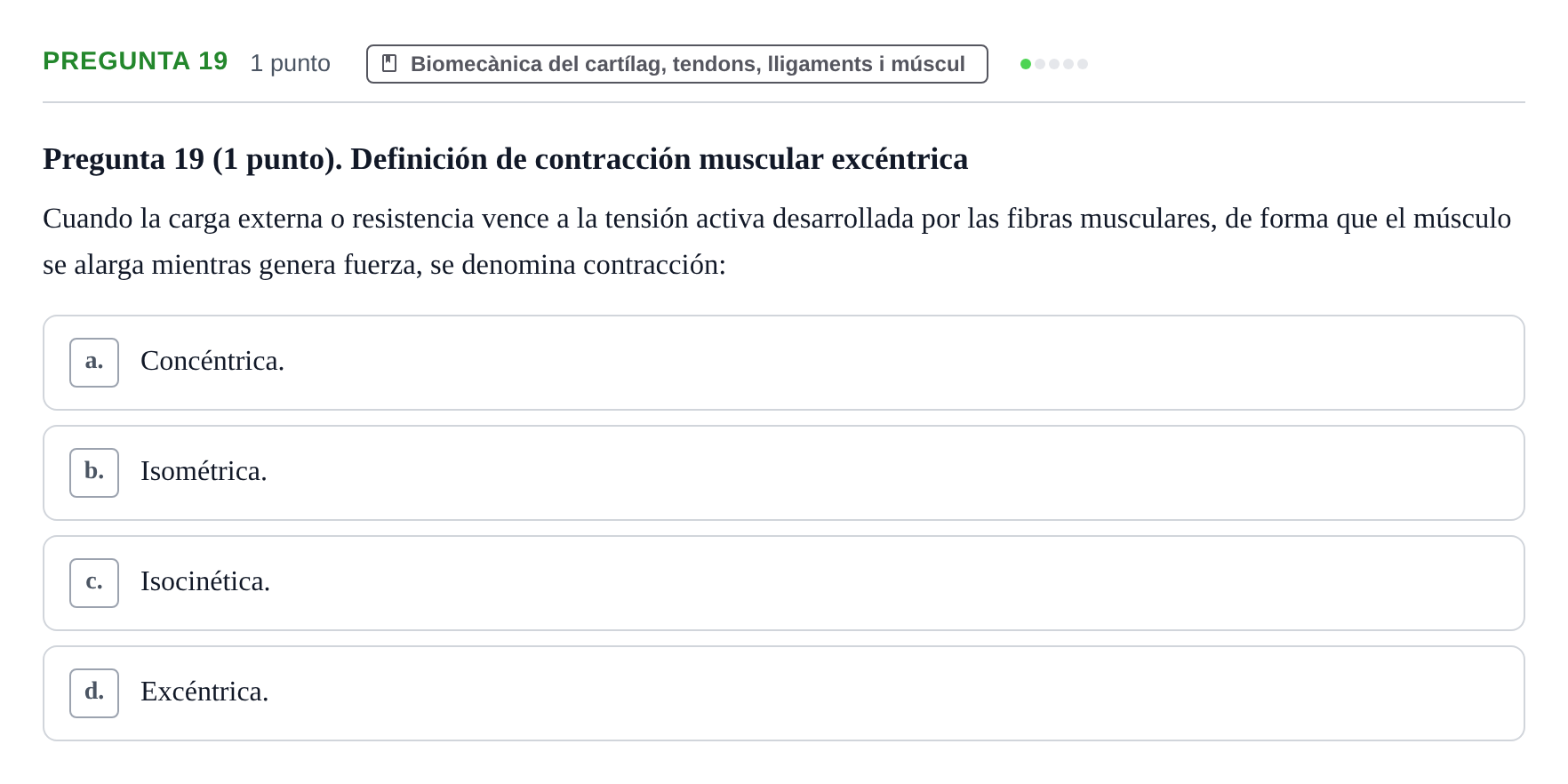 Enunciado: Pregunta 19 · Física Aplicada UAB 2025