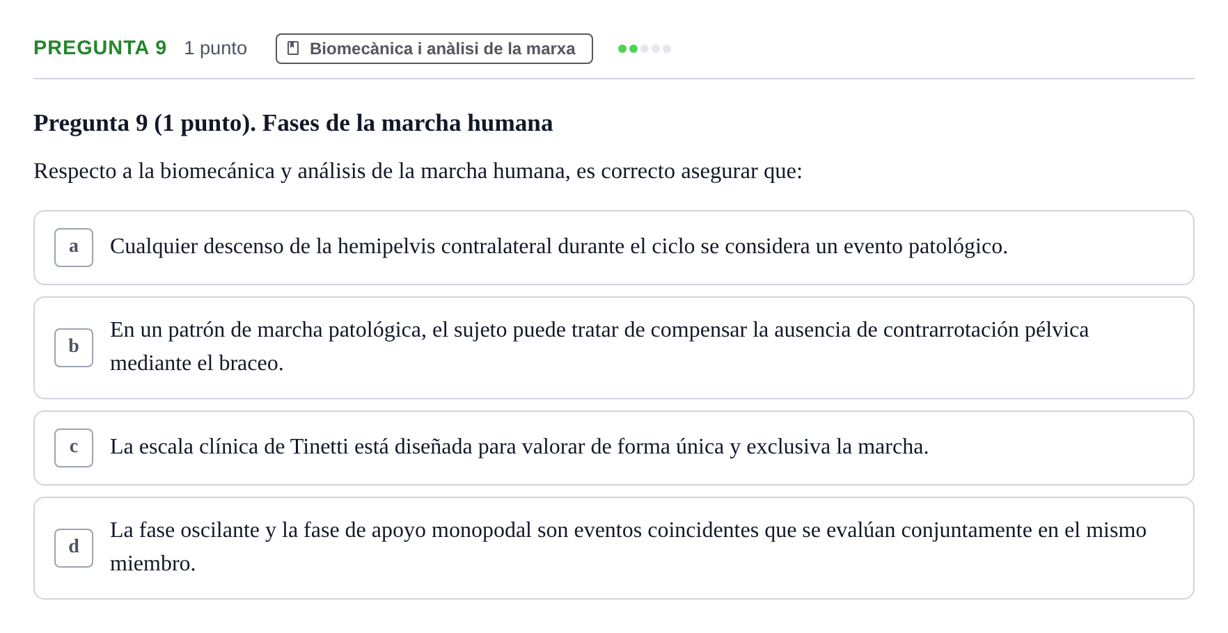 Enunciado: Pregunta 9 · Física Aplicada UAB 2025