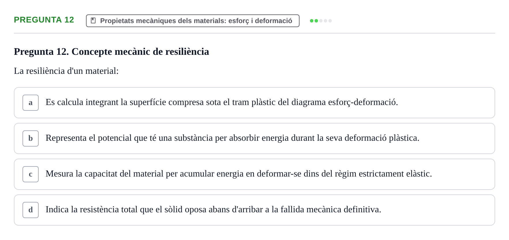 Enunciado: Pregunta 12 · Física Aplicada UAB 2023