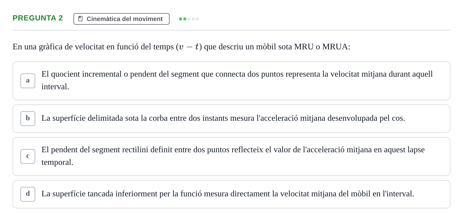 Enunciado: Pregunta 2 · Física Aplicada UAB 2023