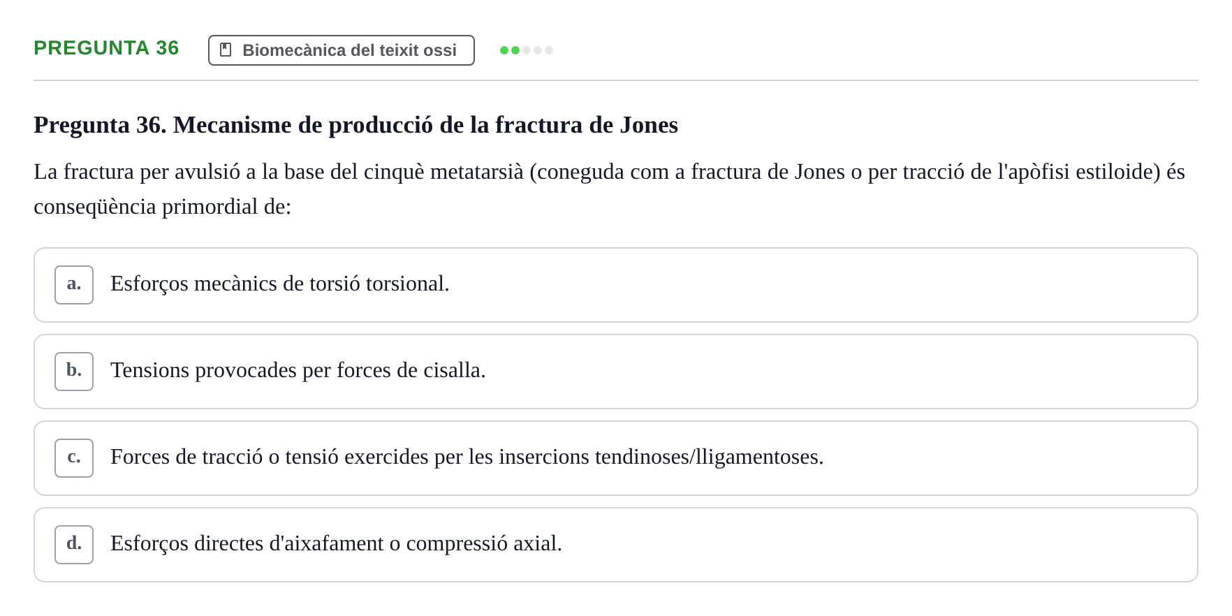 Enunciado: Pregunta 36 · Física Aplicada UAB 2023