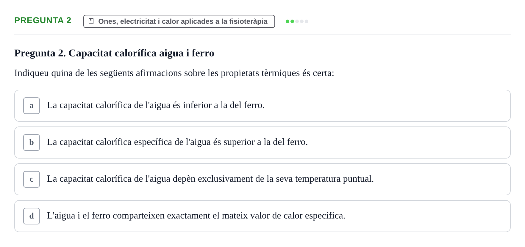 Enunciado: Pregunta 2 · Física Aplicada UAB 2023