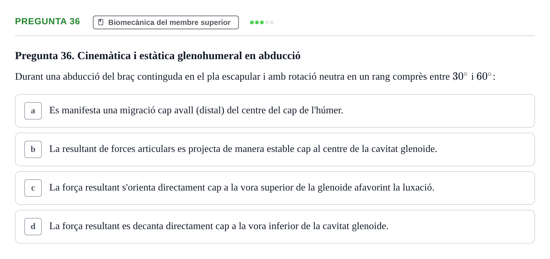 Enunciado: Pregunta 36 · Física Aplicada UAB 2023