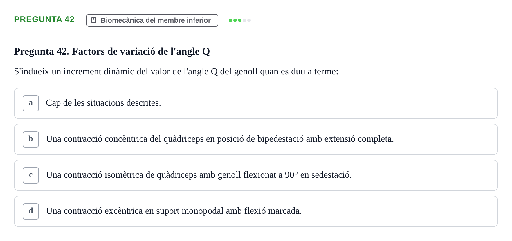Enunciado: Pregunta 42 · Física Aplicada UAB 2023