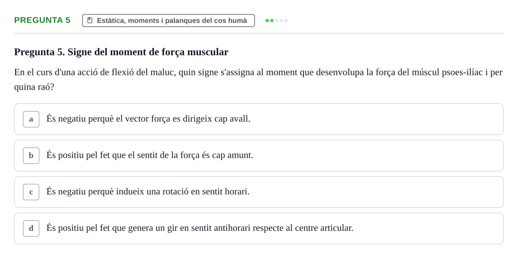 Enunciado: Pregunta 5 · Física Aplicada UAB 2023