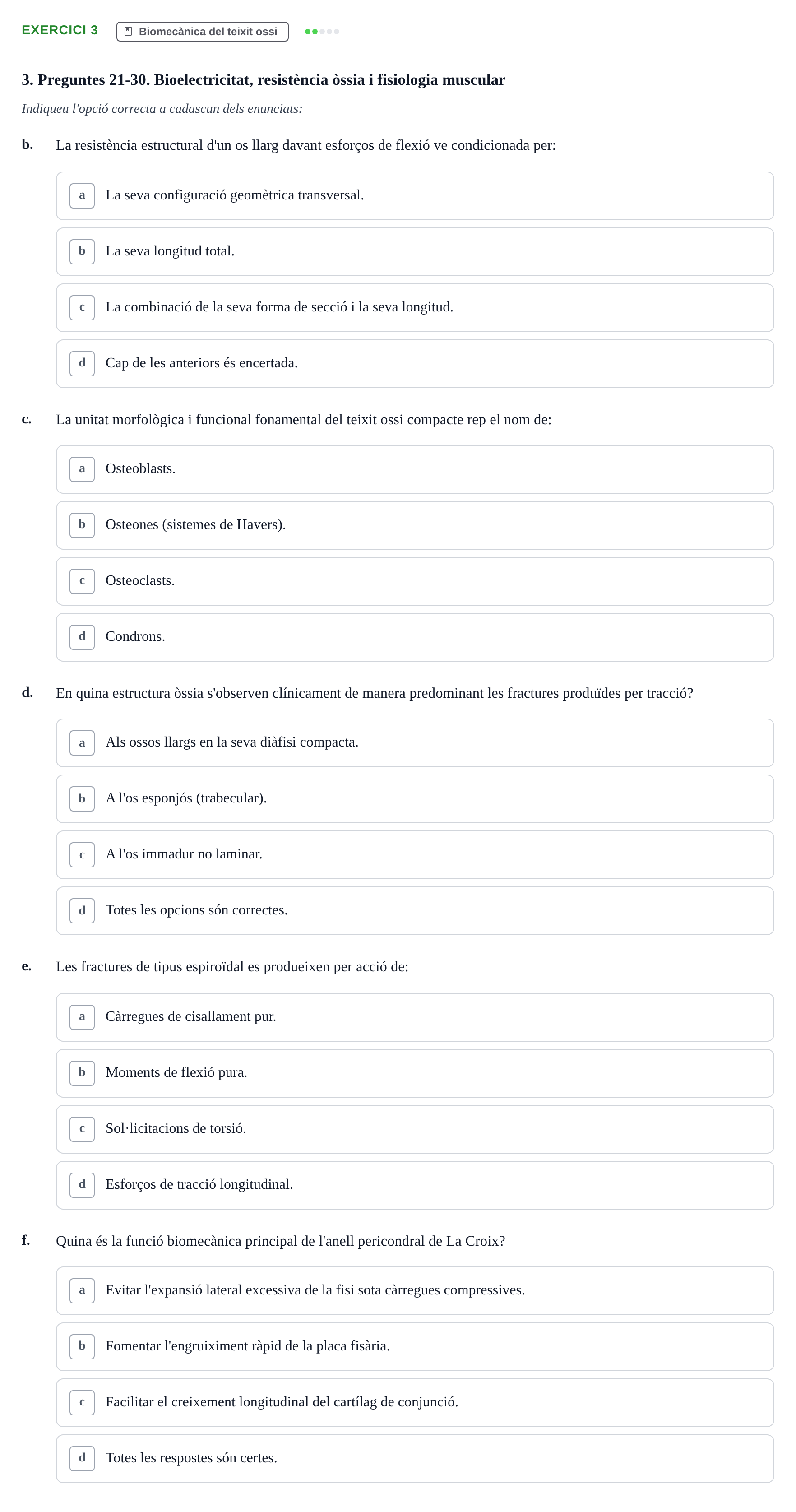 Enunciado: Ejercicio 3 - Biomecànica del teixit ossi · Física Aplicada UAB Examen de Física Aplicada i Biomecànica