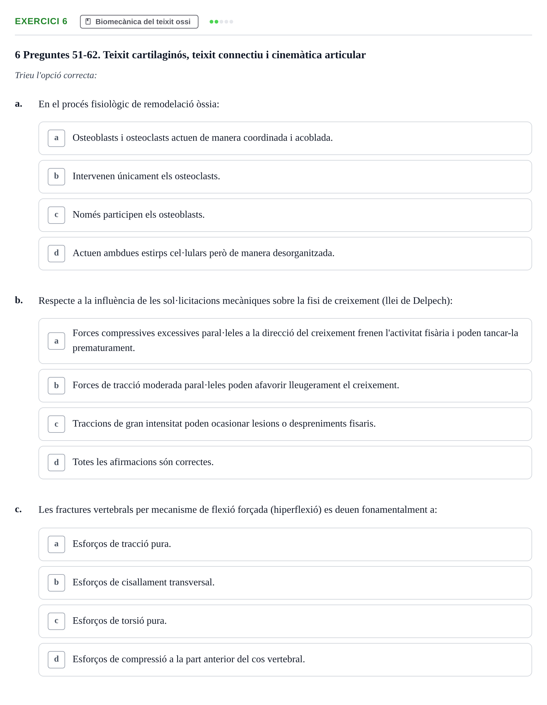 Enunciado: Ejercicio 6 - Biomecànica del teixit ossi · Física Aplicada UAB Examen de Física Aplicada i Biomecànica