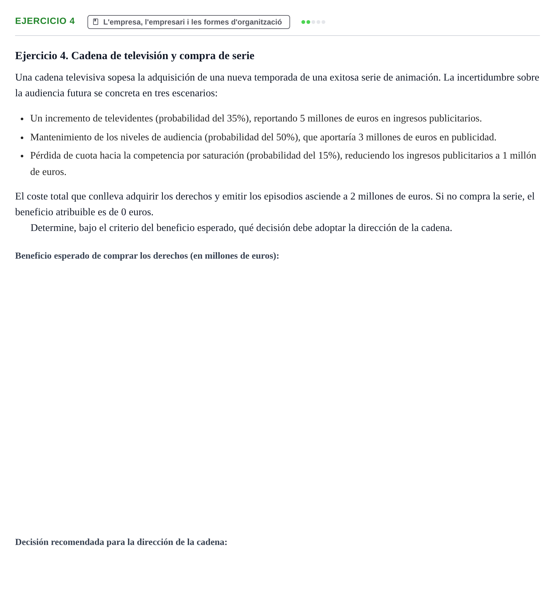 Enunciado: Ejercicio 4