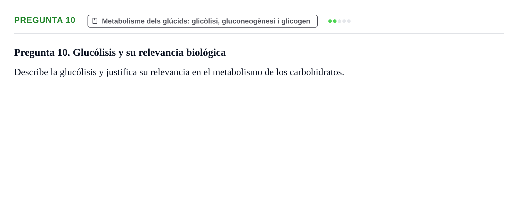 Enunciado: Pregunta 10