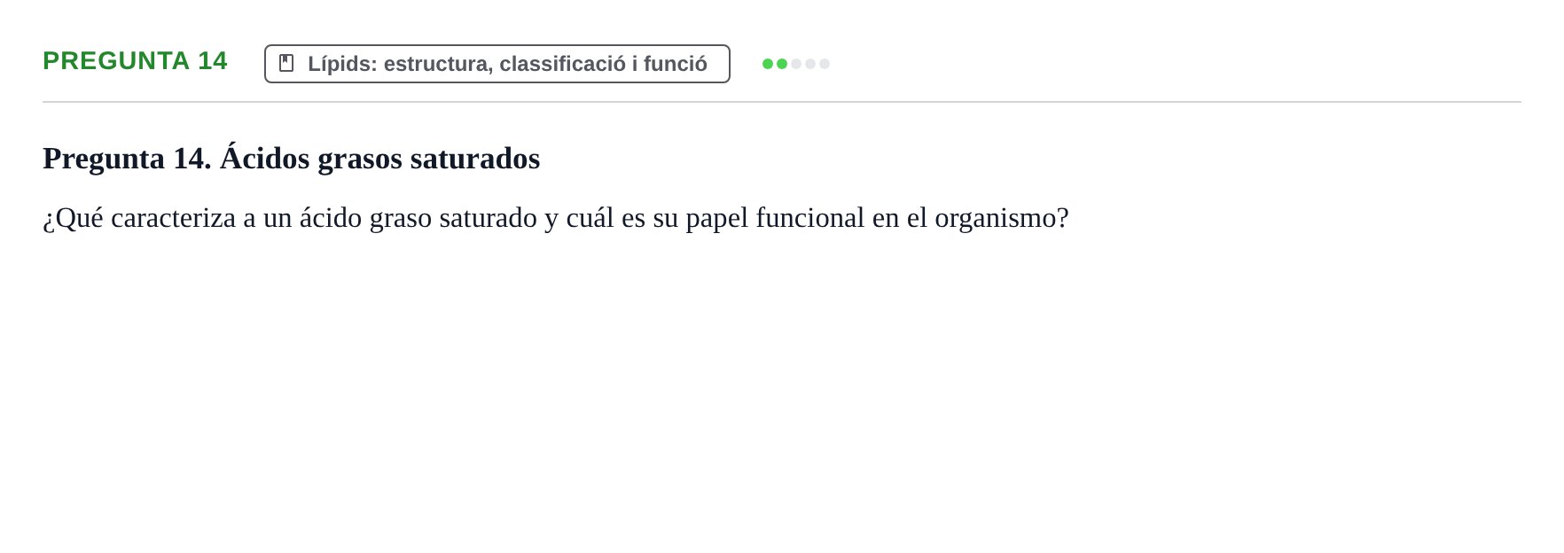 Enunciado: Pregunta 14