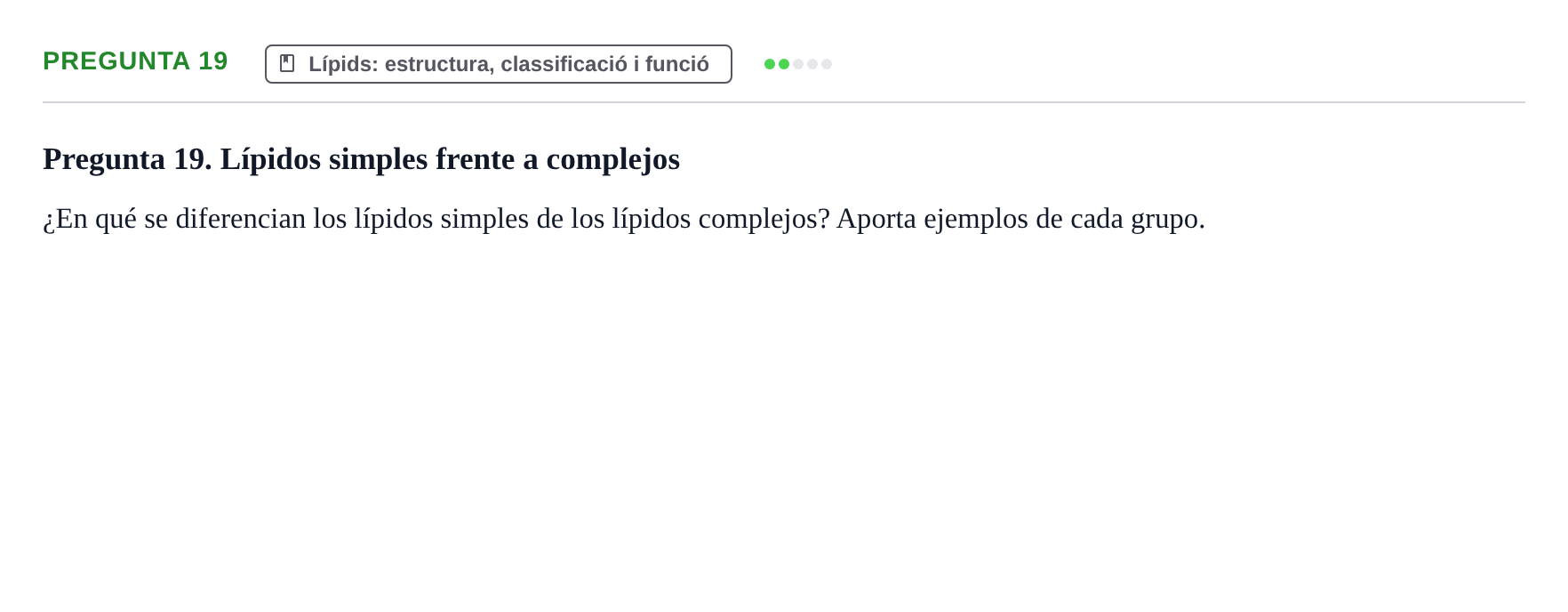 Enunciado: Pregunta 19