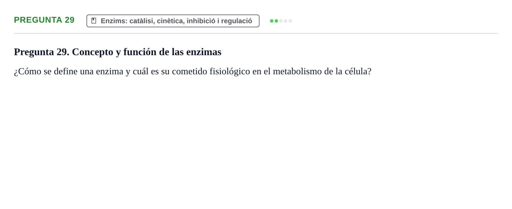 Enunciado: Pregunta 29