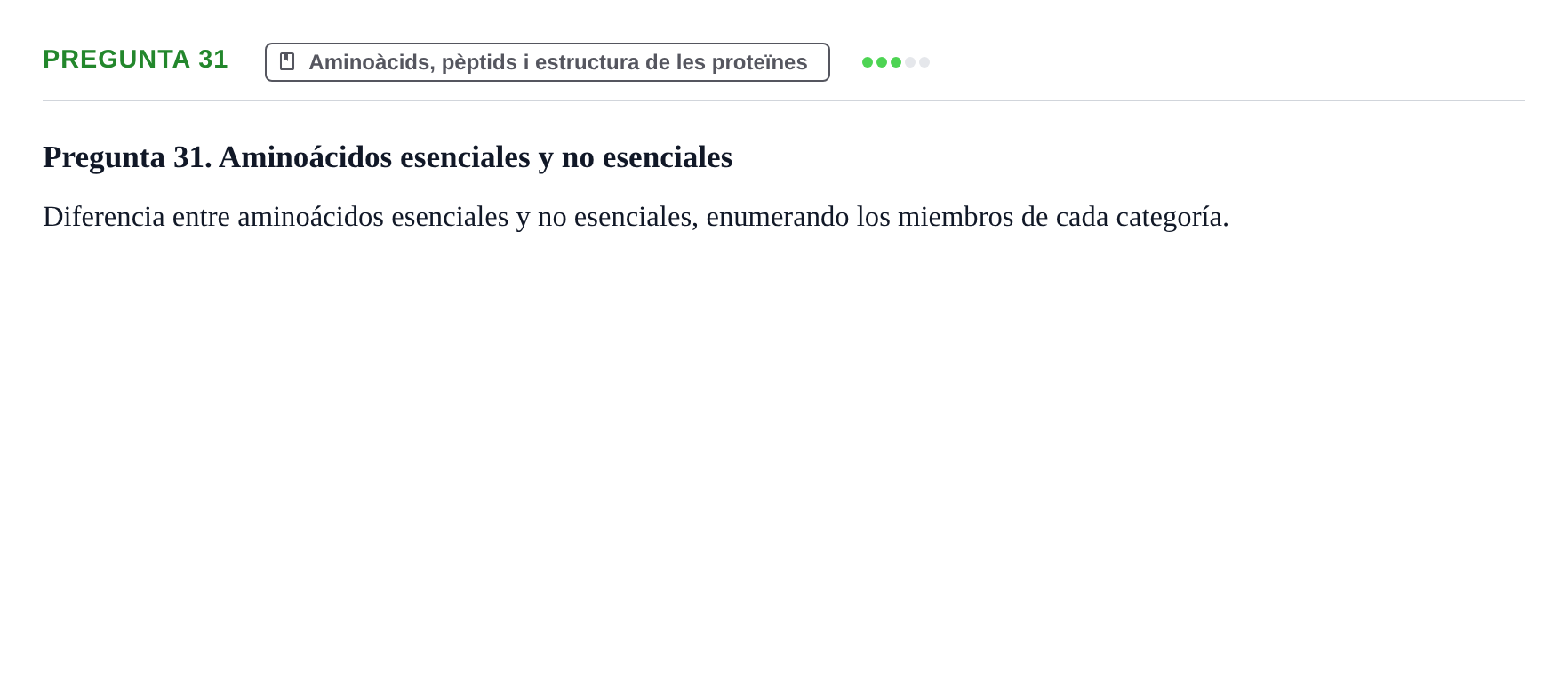 Enunciado: Pregunta 31