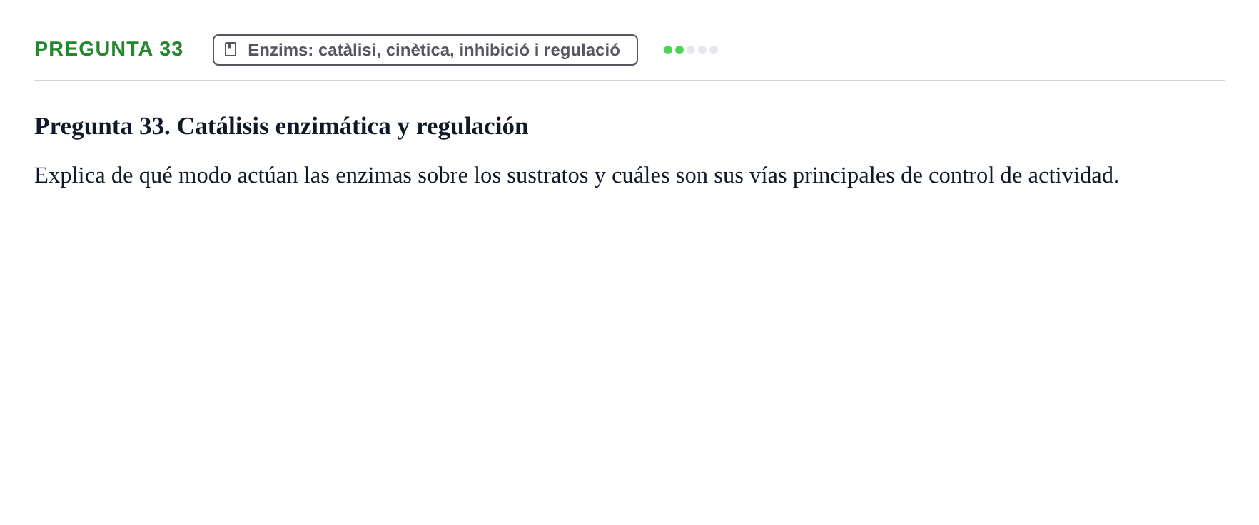 Enunciado: Pregunta 33