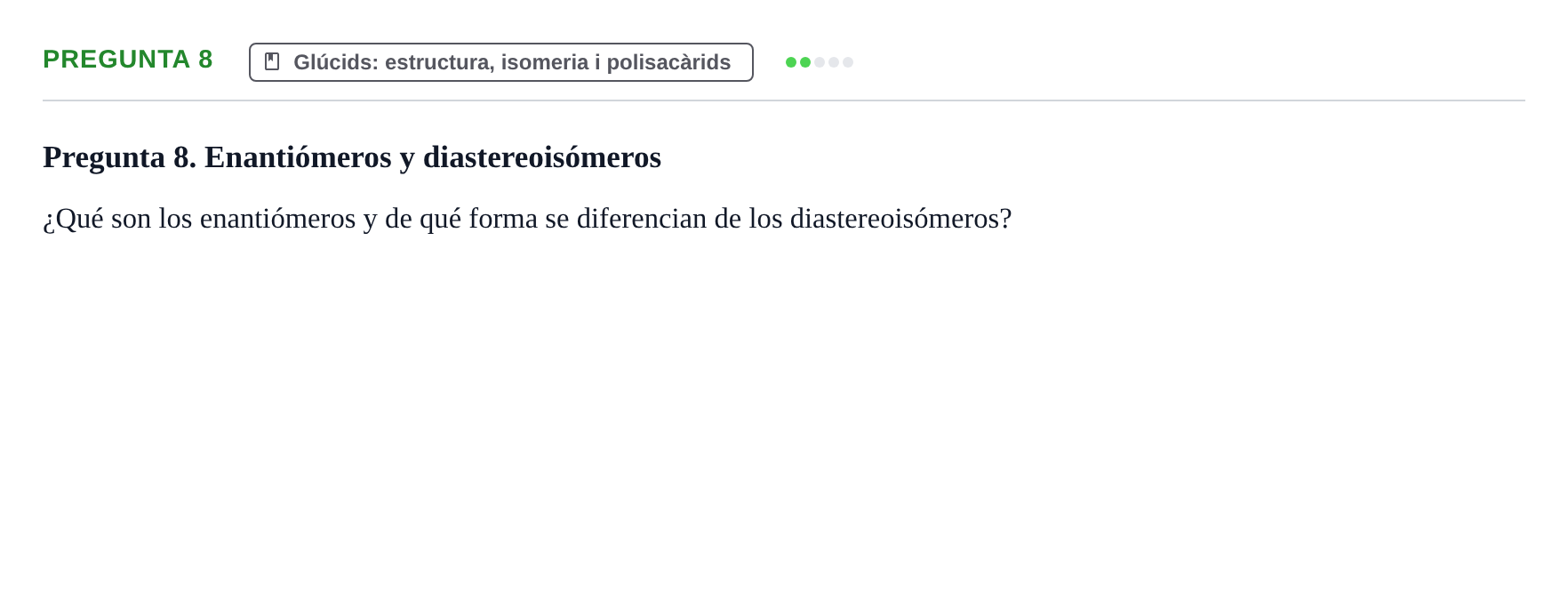 Enunciado: Pregunta 8