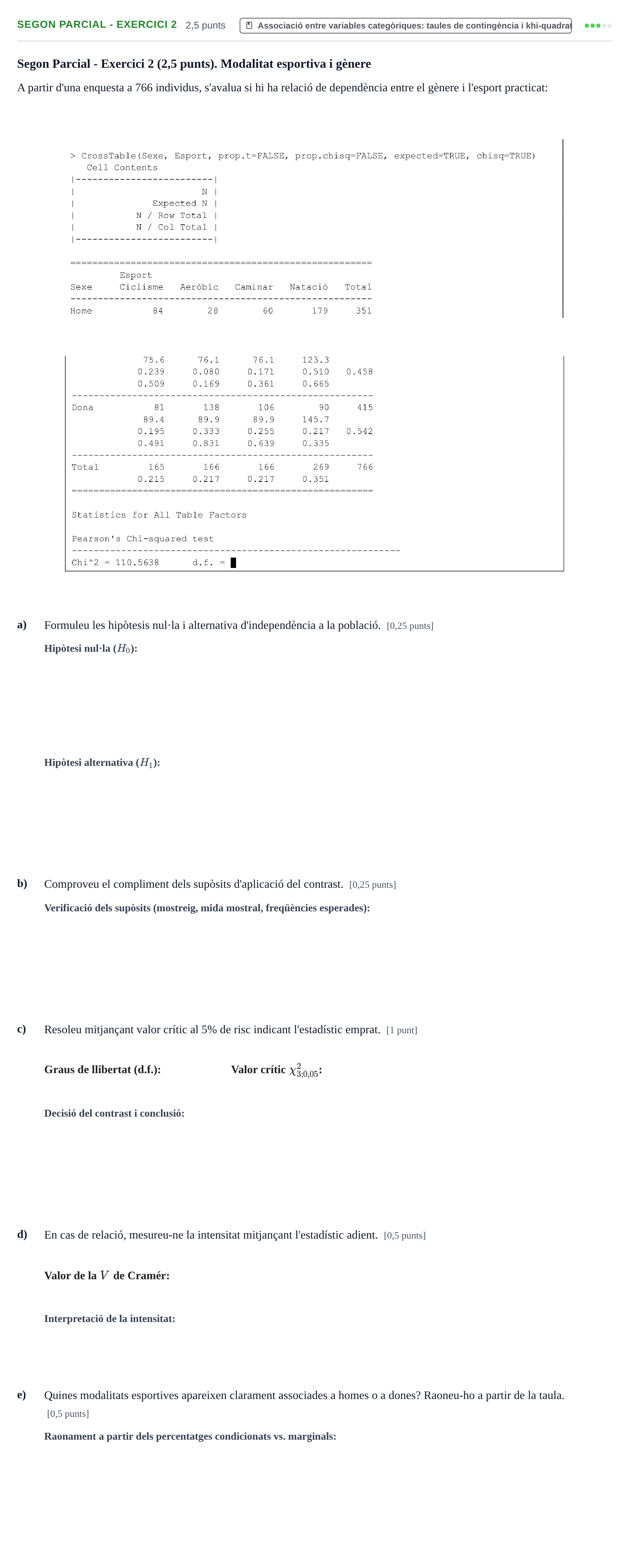 Enunciado: Ejercicio Segon Parcial - Exercici 2 · Fundamentos de Estadística UPC 2020