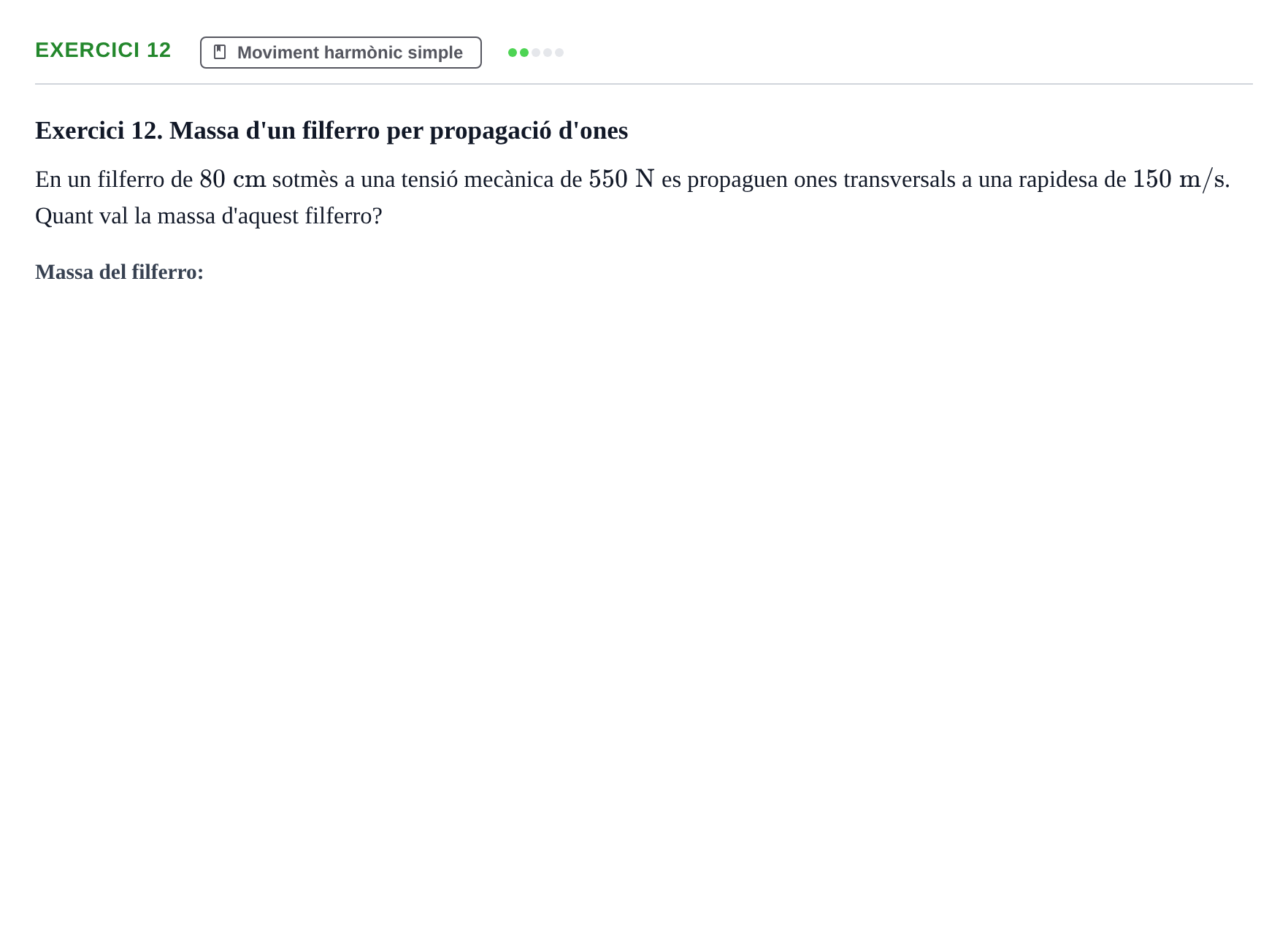 Enunciado: Exercici 12