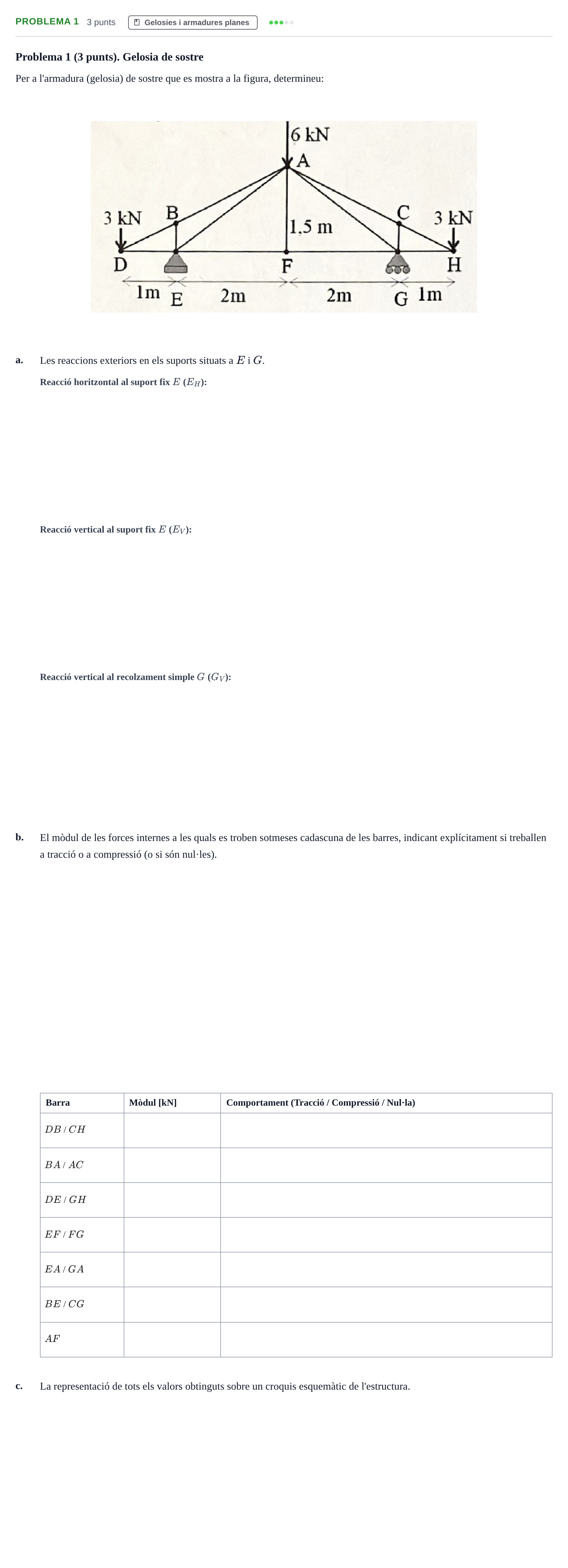 Enunciado: Problema 1 · Física I UPC 2024