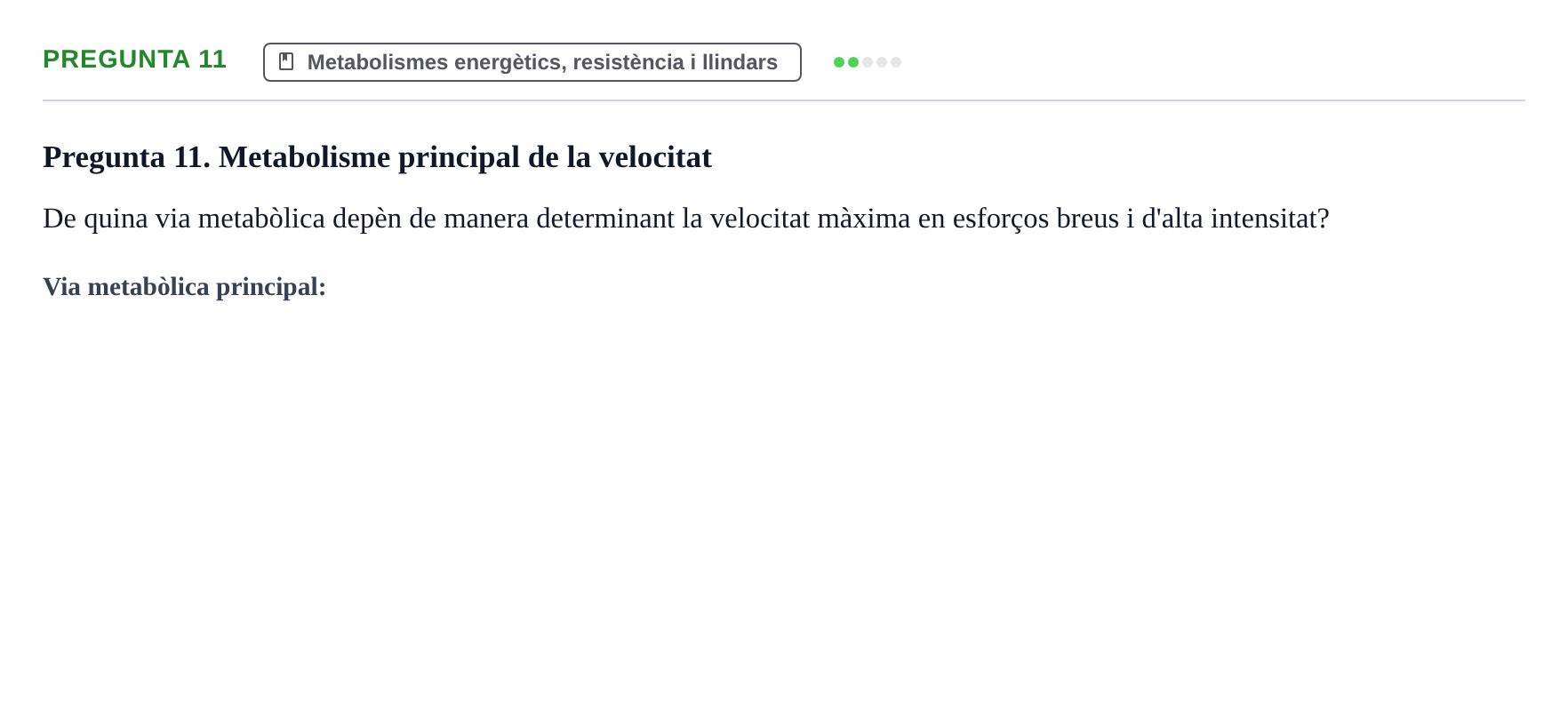 Enunciado: Pregunta 11