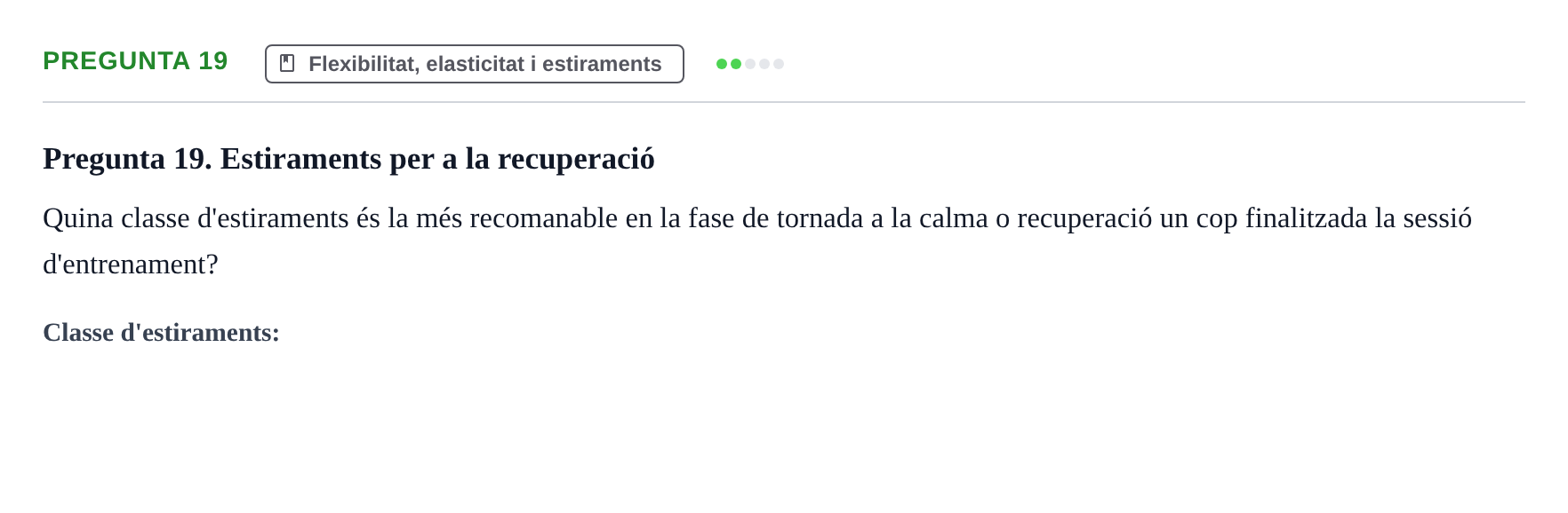 Enunciado: Pregunta 19