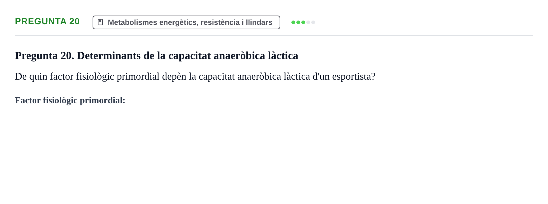 Enunciado: Pregunta 20