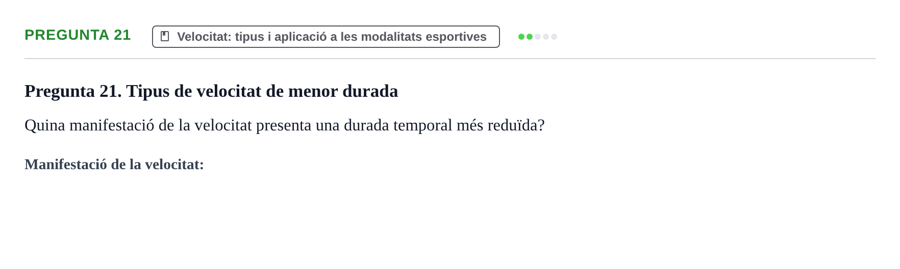 Enunciado: Pregunta 21