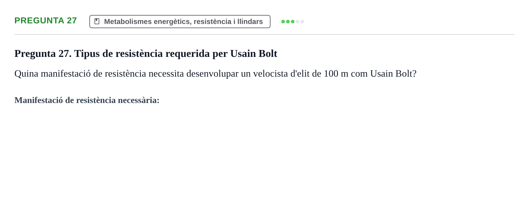 Enunciado: Pregunta 27