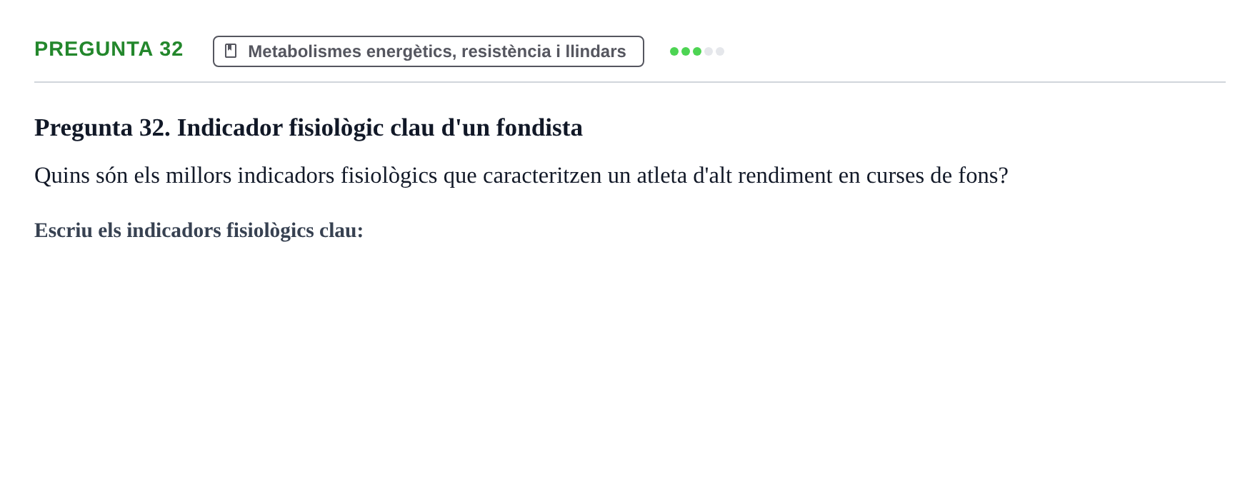 Enunciado: Pregunta 32