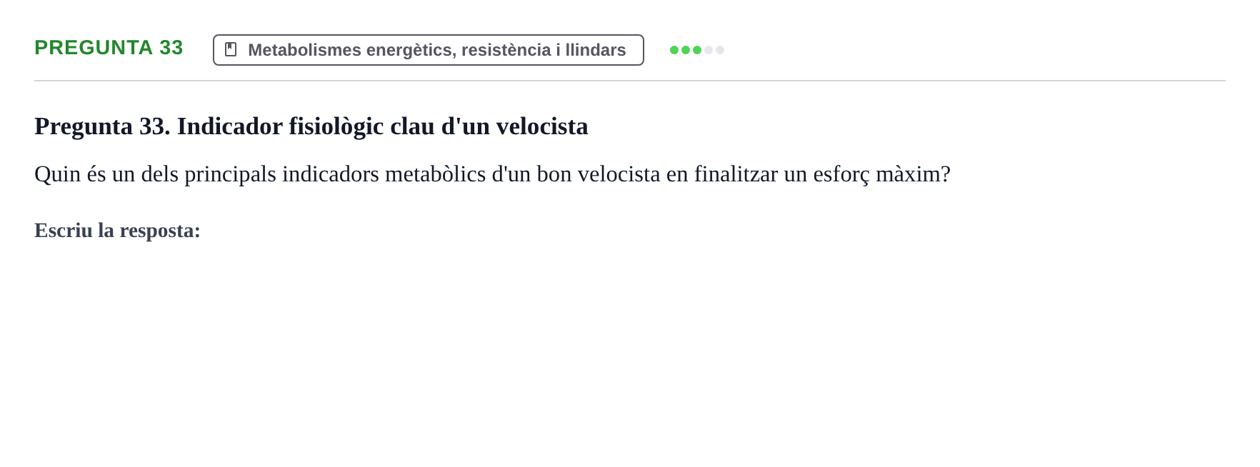Enunciado: Pregunta 33