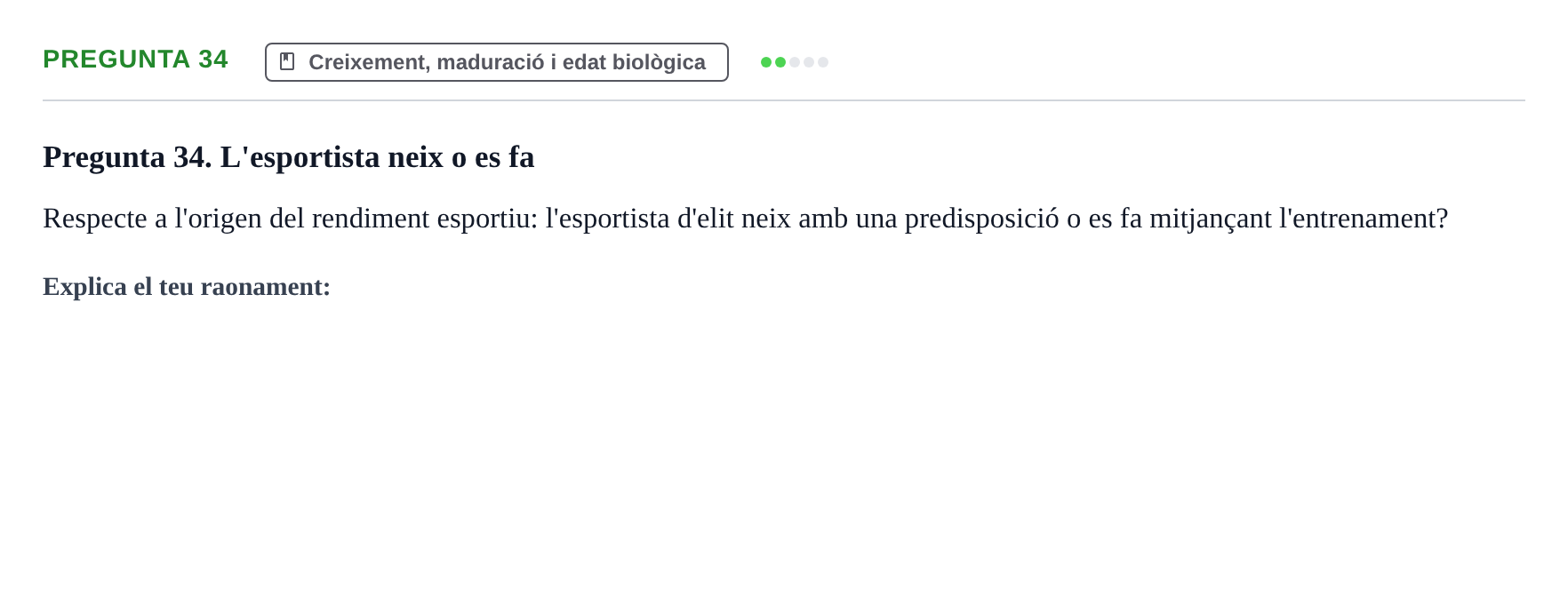 Enunciado: Pregunta 34