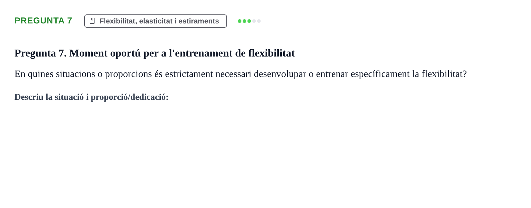 Enunciado: Pregunta 7