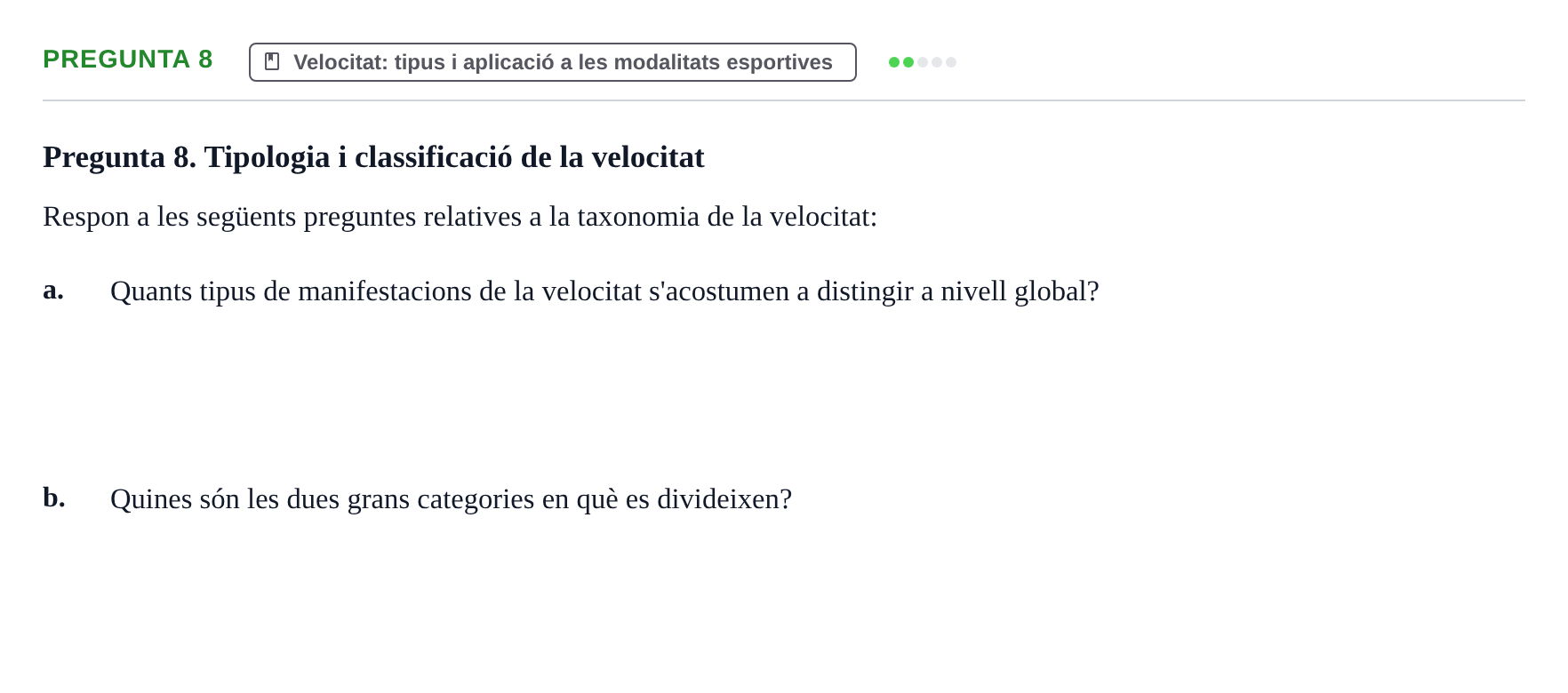 Enunciado: Pregunta 8