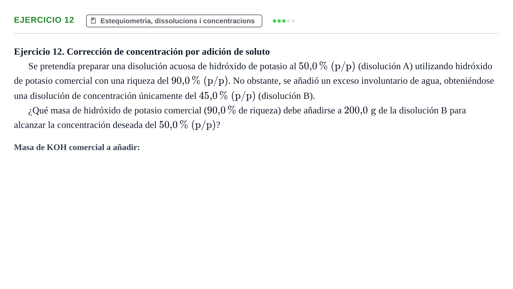 Enunciado: Ejercicio 12