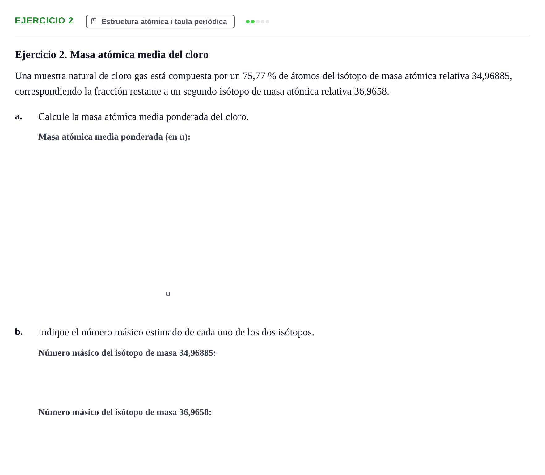 Enunciado: Ejercicio 2