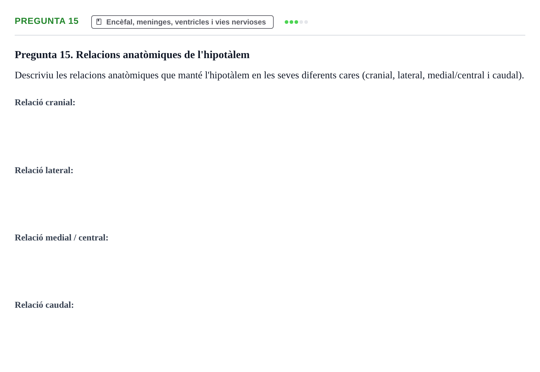 Enunciado: Pregunta 15