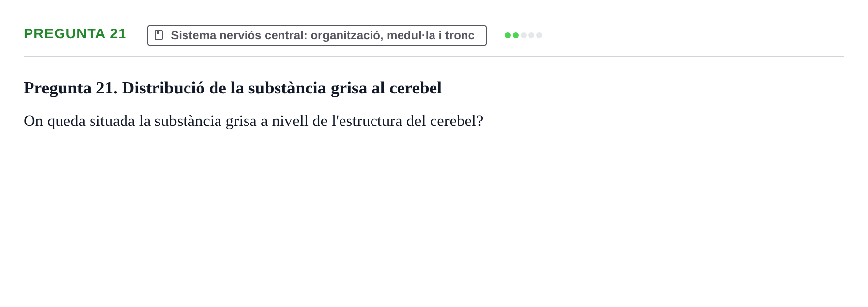 Enunciado: Pregunta 21