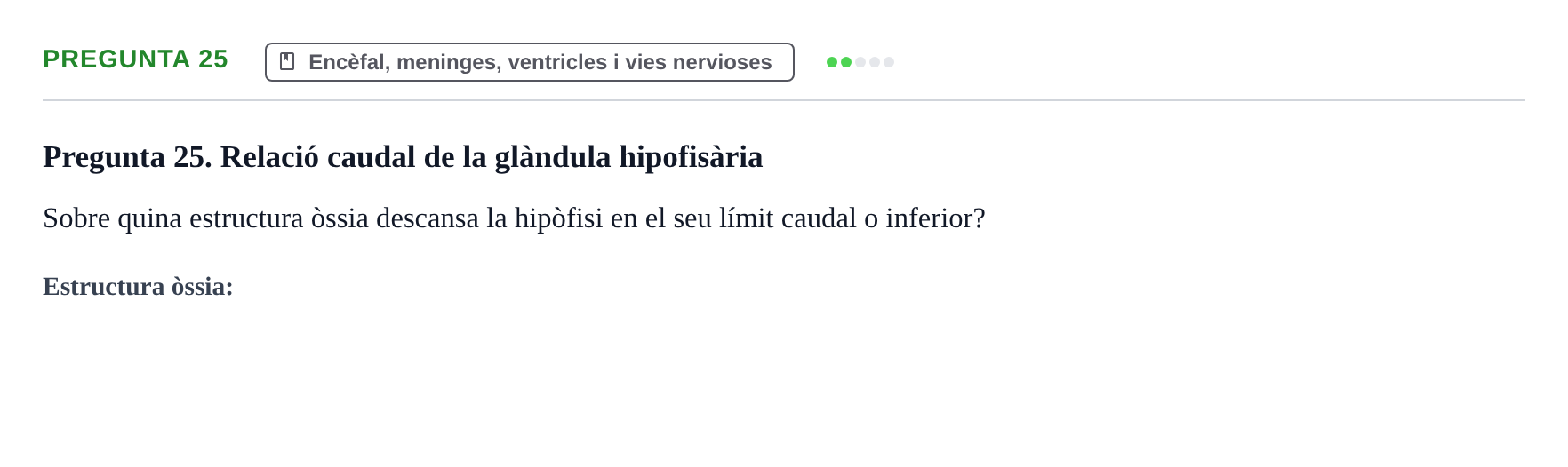 Enunciado: Pregunta 25