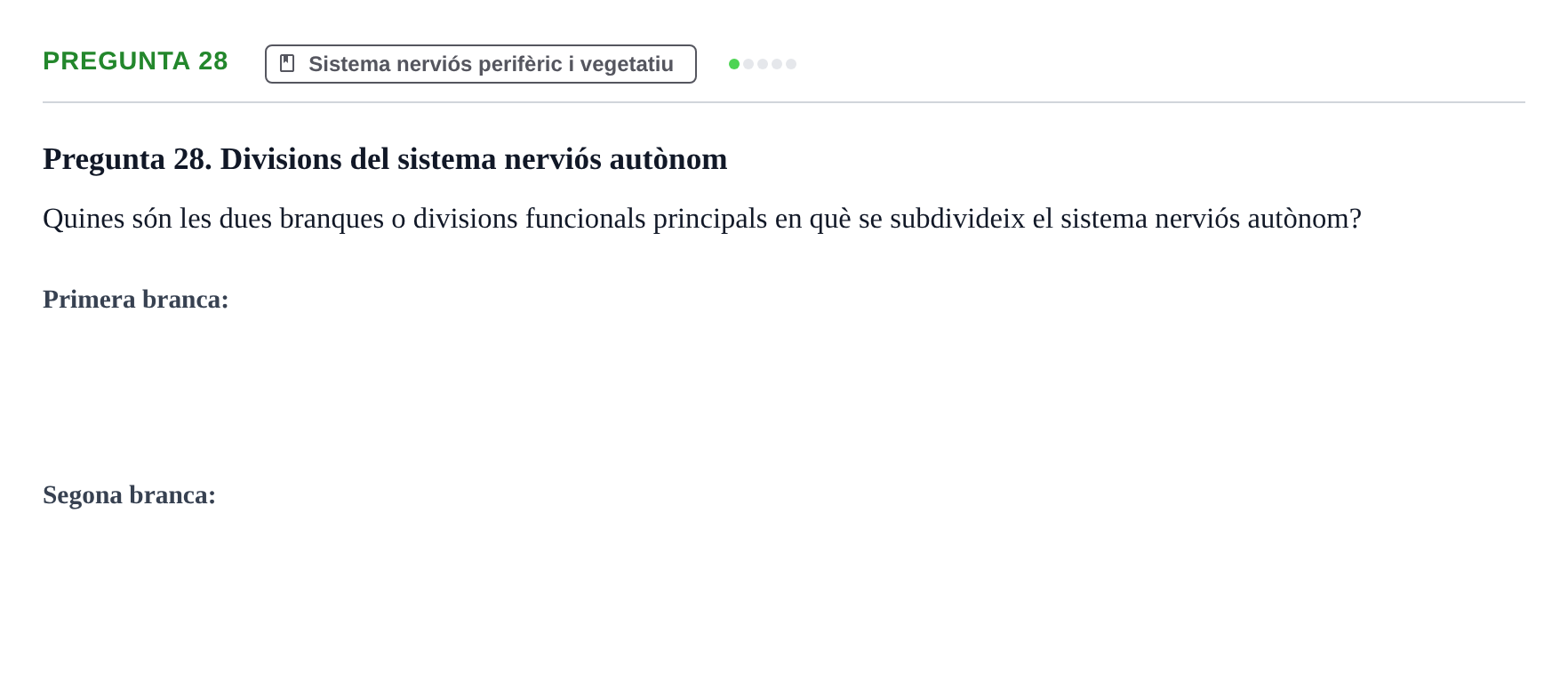 Enunciado: Pregunta 28