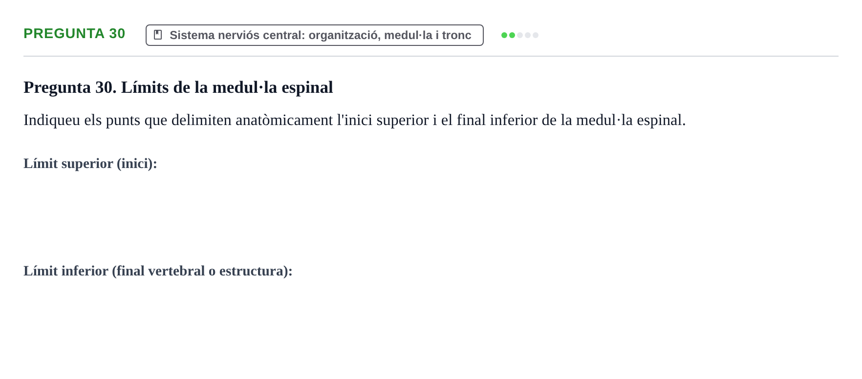 Enunciado: Pregunta 30
