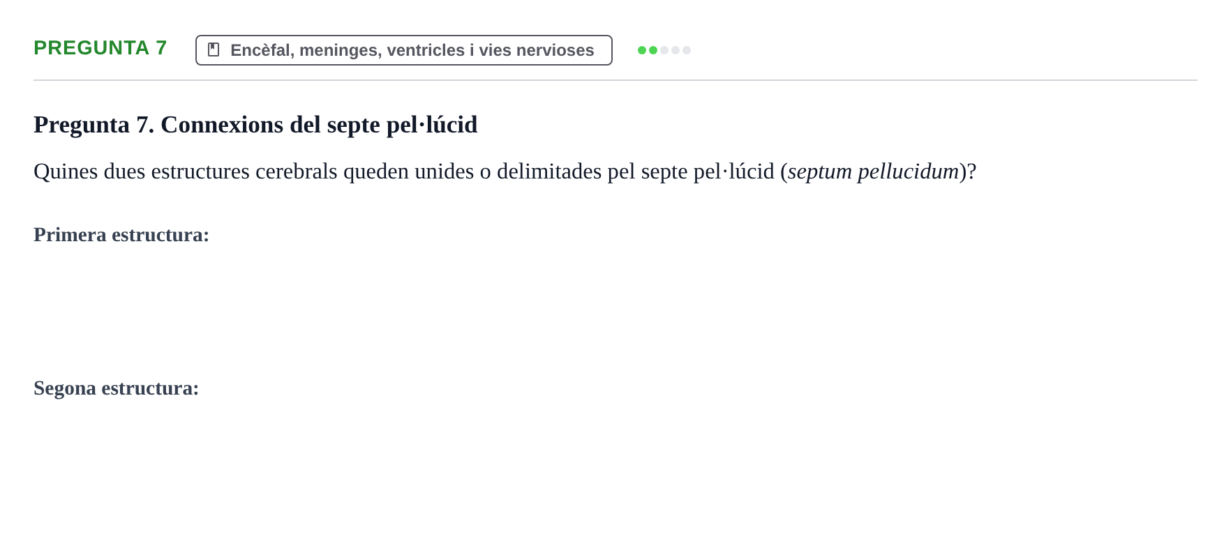 Enunciado: Pregunta 7
