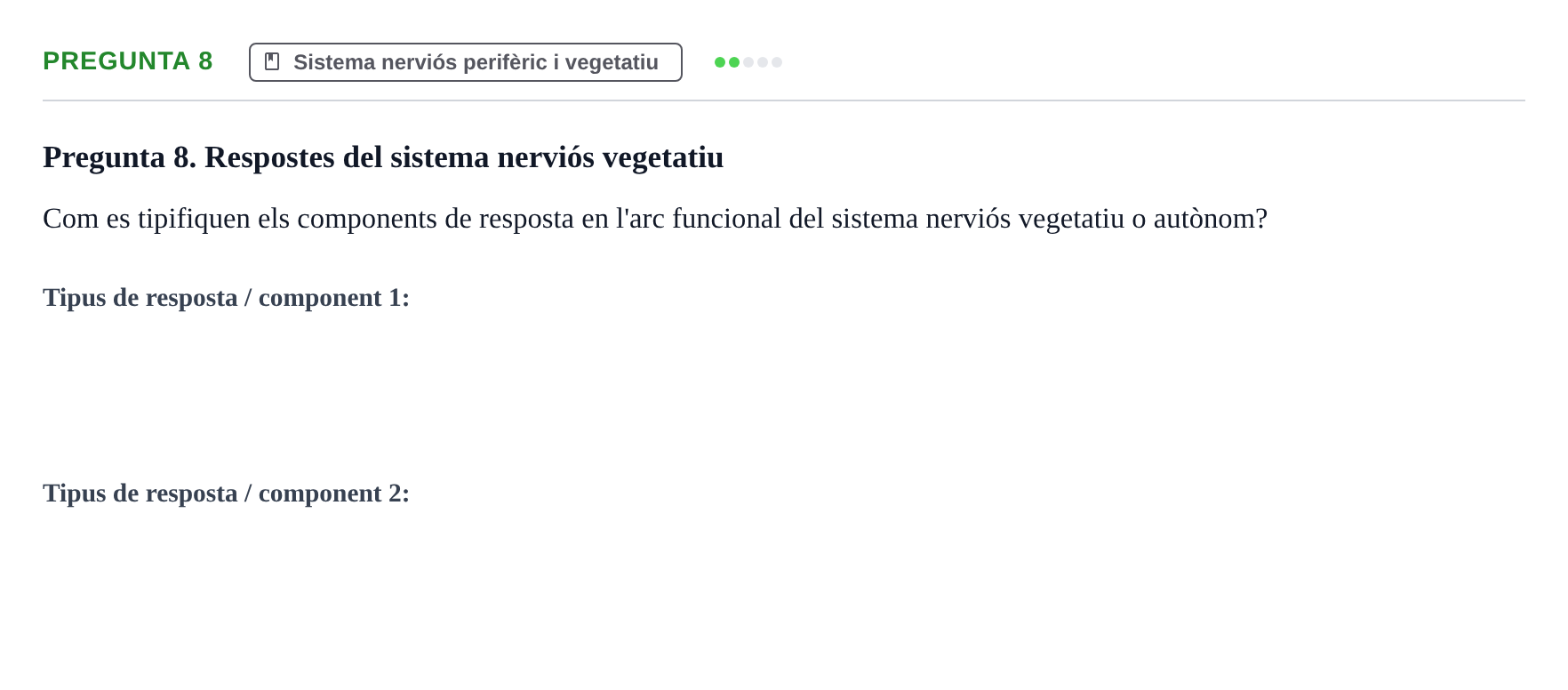Enunciado: Pregunta 8