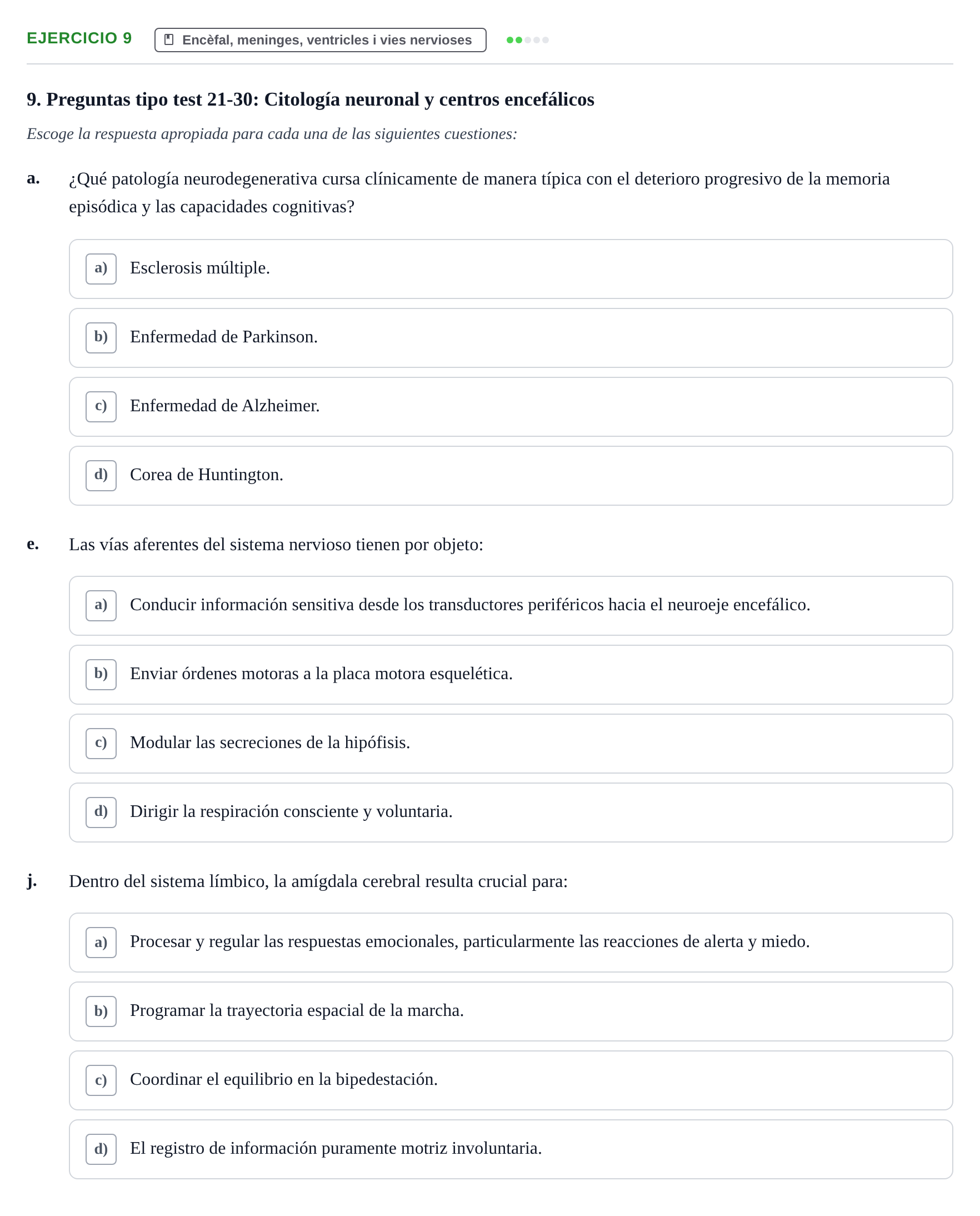 Enunciado: 9 - Encèfal, meninges, ventricles i vies nervioses