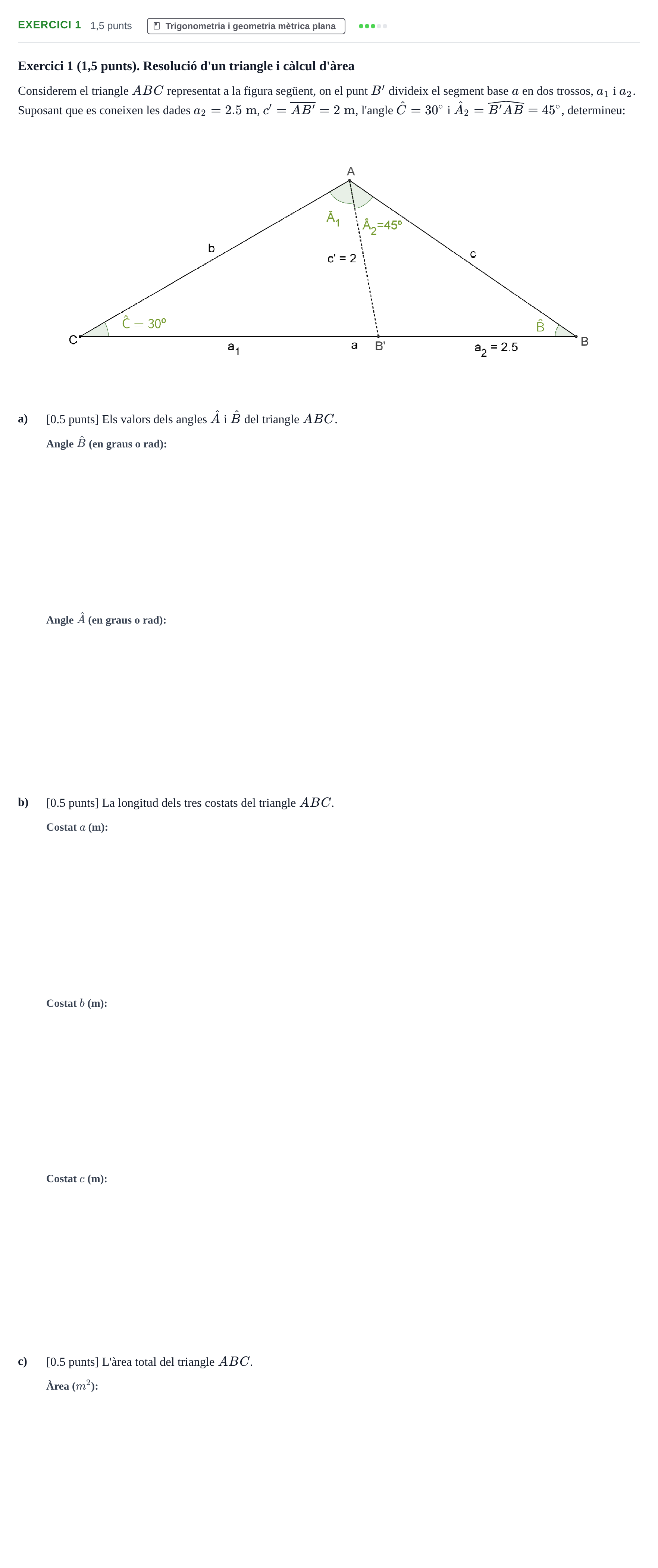 Enunciado: Exercici 1 · Matemáticas II UPC Juny 2022