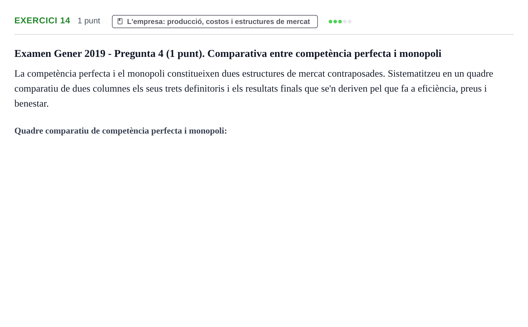 Enunciado: Problema 14 · Introducción a la Economía UPC 2017