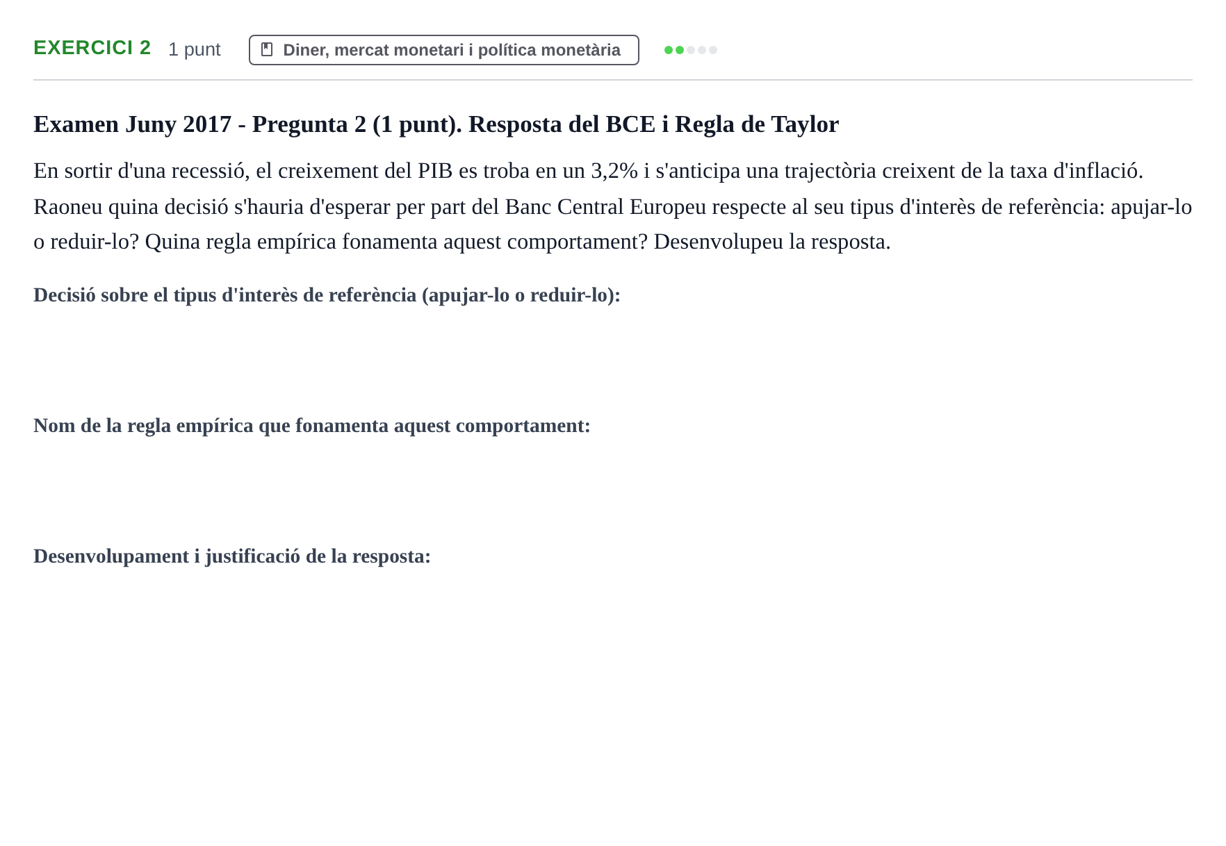 Enunciado: Problema 2 · Introducción a la Economía UPC 2017