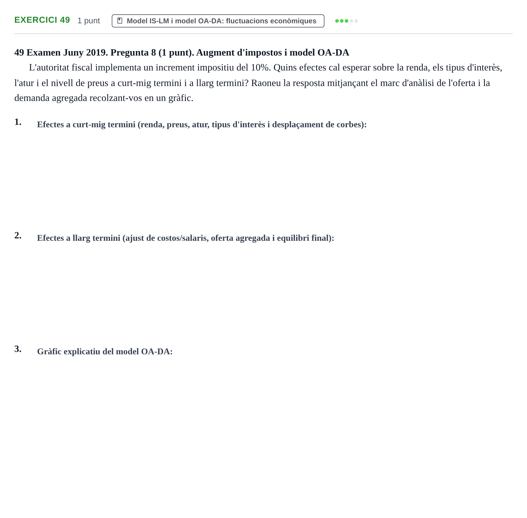 Enunciado: Problema 49 · Introducción a la Economía UPC 2017
