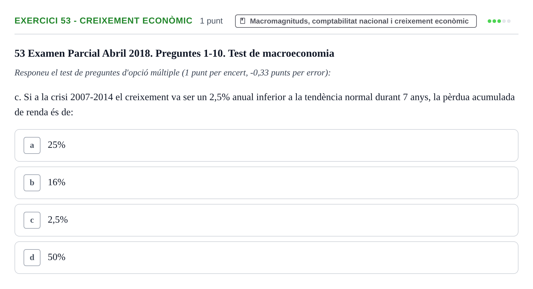 Enunciado: Ejercicio 53 - Creixement econòmic · Introducción a la Economía UPC 2017