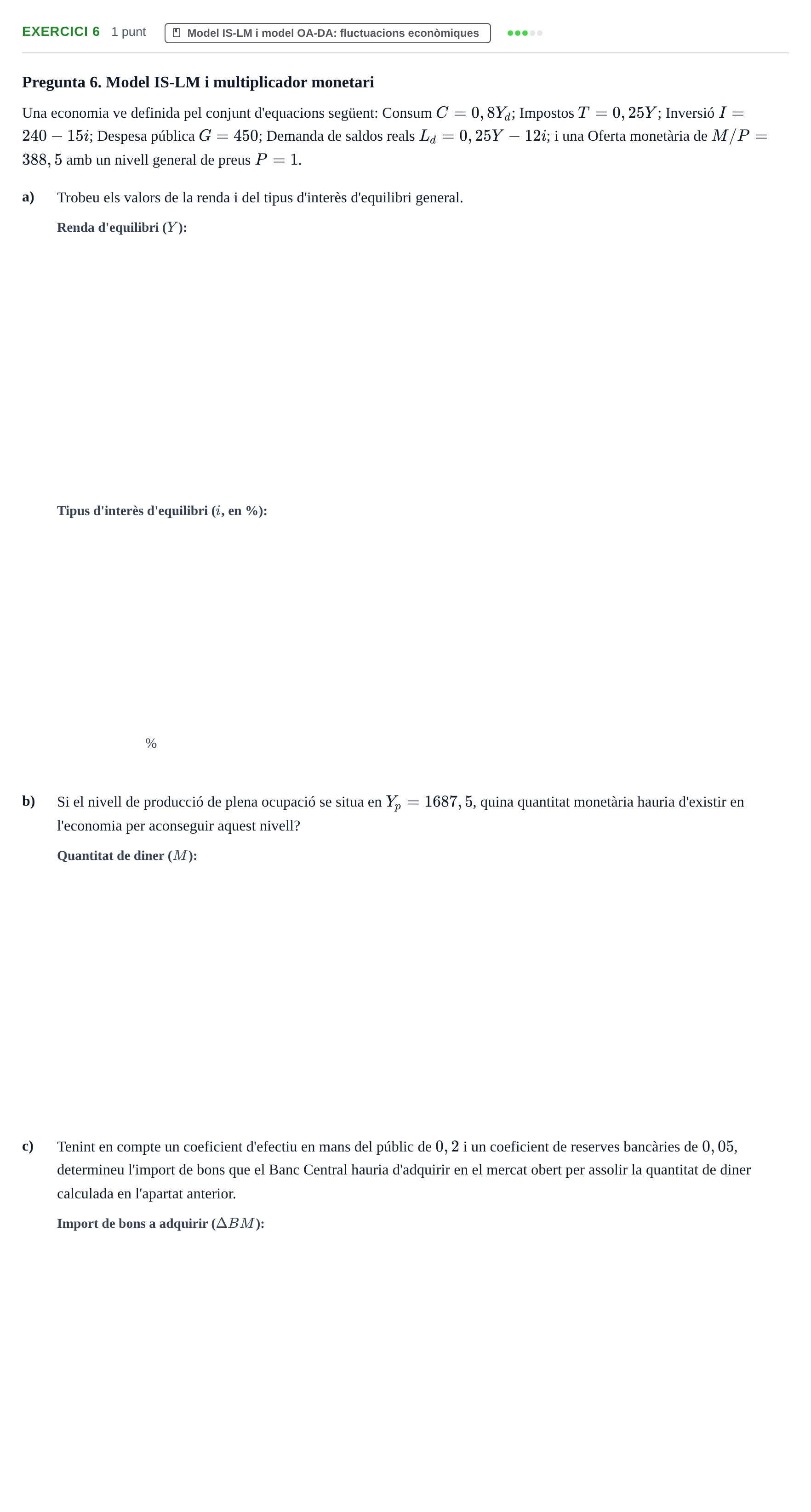 Enunciado: Problema 6 · Introducción a la Economía UPC 2017